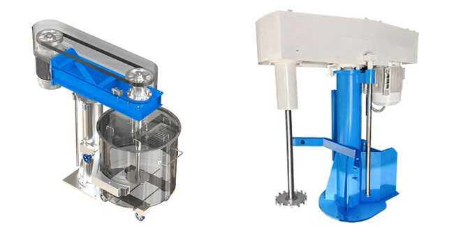 boya üretim mikseri, dissolver ve disperser